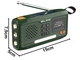 Портативное радио Blow аналоговое/цифровое с солнечной батареей AM FM DAB BT RA19 (5900804155249) - изображение 5