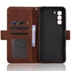 Чехол-книжка с карманами Deexe Wallet Stand для Infinix Hot 70 - Brown - изображение 4