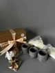 Подарочный набор для создания 3х свечей мини серый - изображение 3