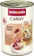 Влажный корм Animonda Carny Adult Beef + Chicken с говядиной и курицей для кошек 400 г (4017721837194) - изображение 1