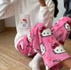 Плюшевые штаны Hello Kitty | Розовые уютные штаны Хеллоу Китти Размер-М - изображение 3