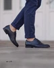 Туфлі чоловічі Derby Kangfu 44 (28 см) Navy Blue (арт 1378) - зображення 1