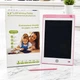 LCD планшет для малювання 8.5 дюйма мультихромний із стілусом для дітей та нотаток рожевий - зображення 3