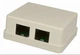 Розетка RJ-45 внешняя двухпортовая Cor-X UC-2208B - изображение 1