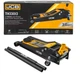 Домкрат підкатний гідравлічний низькопрофільний (75-505 мм) 3т JCB Tools JCB-TH33013 - зображення 1