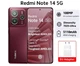 Смартфон 6.67 Xiaomi Redmi Note 14 5G 8/128Гб бордовый Global с блоком питания - изображение 1