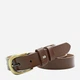 Ремень женский из натуральной кожи Weatro zhin-kit-28k-0110 110 см Коричневый (3090429061) - изображение 4