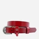 Ремень женский из натуральной кожи Weatro zhin-kit-23k-0076 110 см Красный (3090337431) - изображение 1