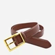 Ремень женский из натуральной кожи Weatro zhin-kit-28k-0099 105 см Темно-коричневый (3090416463) - изображение 3