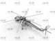 Сборная модель ICM – S-64E, пожарный вертолёт, 1:35 (53060) - изображение 6