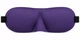 Маска для сну із широкою гумкою Lemmi 3D Violet - зображення 2