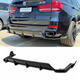 Дифузор накладка заднього бампера Paradigma M-Performance для BMW X5 F15 2013-2018, колір чорний глянець для BMW X5 F15 2014-2018 (9668) - зображення 1