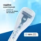 Футляр-чохол для бритвеного станка Gillette / Fusion / Mach3, ABS-пластик, дорожній формат, прозорий - изображение 2
