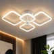 Люстра потолочная светодиодная LED Light House SRS-20621/2+2 WT 72W белая - изображение 1