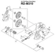 Перемикач швидкостей Shimano Altus на 7/8 швидкостей RD-M310-L під болт - зображення 6