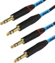 Kabel SSQ JSJS2 2x jack stereo 6.3 mm - 2x jack stereo 6.3 mm 2 m (5907688758849) - obraz 3