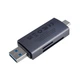 Считыватель карт памяти Baseus Lite Series 2 интерфейса USB-A и Type-C - для micro-SD + SD Card Reader WKQX060113 - изображение 6