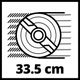 Акумуляторна газонокосарка Einhell PXC GE-CM 36/34-1 Li 36В (18+18) з шириною скошування 33 см, об'ємом травозбірника 30 л, регулю - зображення 5