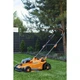 Аккумуляторная газонокосилка SEQUOIA SBL4037B-E2W 40В (20В+20В), 2x4А·ч, ширина кошения 37 см, объем травосборника 35 л, регулировка высоты 25-75 мм, вес 1165 кг - изображение 3