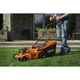 Аккумуляторная газонокосилка SEQUOIA SBL4037B-E2W 40В (20В+20В), 2x4А·ч, ширина кошения 37 см, объем травосборника 35 л, регулировка высоты 25-75 мм, вес 1165 кг - изображение 7