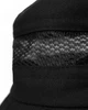 Летняя панама из хлопка с сеткой черная универсальная 55-59 - изображение 3