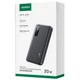 УМБ Ugreen 10000mAh 20W PD,QC3.0 USB-A+USB-C Black (PB311) (25742) - зображення 4