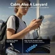 Батарея универсальная Vention 20000 mAh 45W Mini with Built-in USB-C Cable Gray (FHGH0) - изображение 4