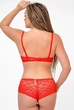 Комплект белья: бюстгальтер push-up и трусики 9414 Balaloum красный 85B/XL - изображение 2