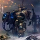Інтер'єрна картина Вархаммер 40000, Warhammer 40000, Space Wolves, Long Fang, 85×60 см (id2220) - зображення 4