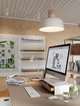 Підвісний світильник, білий/береза, 36 см IKEA BUNKEFLO 604.883.90 - зображення 4