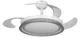 Люстра-вентилятор OSRAM CEILING FAN CIERZO 60W 2250Lm 3000K-6500K RGB DIM c пультом ДУ (4058075857872) - изображение 3