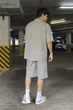 Мужской льняной комплект v.3 Dark Grey XL - изображение 3