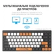 Клавіатура бездротова OfficePro SK955B Wireless/Bluetooth Black (SK955B) - зображення 11