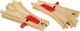 Пара стрелок Brio (L1/M1) Mechanical Switches Track for Wooden Train Set 2 детали (7312350333442) - изображение 2