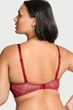 Комплект белья: бюстгальтер push-up и трусики стринг Victoria's Secret 85D/XL Красный (148079) - изображение 3