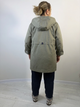 Куртка-парка женская демисезонная 2XL-7xl(46-56) Хаки 6XL - изображение 5