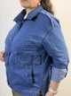 Вітровка котонова, під джинс Блакитний 519/2XL - зображення 8