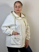 Подовжена вітрівка one size (46-50) Молочний - зображення 3