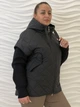 Куртка-жилетка оверсайз Чорний 26690/2XL - зображення 8