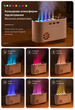 Ультразвуковой увлажнитель воздуха с аромадиффузором RGB и USB питанием для создания комфортного микроклимата объёмом 700 мл - изображение 3