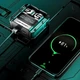 Бездротові навушники Bluetooth з кейсом та вбудованим Power Bank, M25, Чорний / Вакуумні навушники з дисплеєм - изображение 3