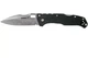 Ніж складаний Cold Steel Pro Lite Sport, замок Tri-Ad Lock, лезо Plain Stonewashed 4116, руківя Black GFN, Тайвань, CS-20NU - изображение 1