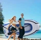 Лодка надувная 223х125х40 см 2-3 местная ПВХ (2 подушки, насос, весла) - изображение 5