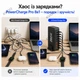 Зарядное устройство YMS-868 GAN 3 PRO USB Type-C, USB устройство док станция 8в1 3*USB, 5*type C 268W 1 порт 100Вт (519) - изображение 3