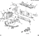 Передняя верхняя панель радиатора Acura ZDX Honda Prologue OEM 85657201 - изображение 2
