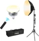 Студійне світло FGen Octagonal Softbox (Восьмикутний софтбокс 50 см, LED 60W, 3000-6500K, Стійка 150 см, Пульт ДУ) - зображення 1
