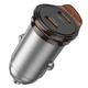 Автомобільний зарядний пристрій HOCO NZ16B Rigorous PD45W(2C) car charger Metal Grey - зображення 5