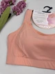 Спортивный топ с застёжкой на крючках 5967, XL (BC 75-80), Персиковый - изображение 1