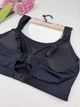 Спортивный топ с застёжкой на крючках 5967, XXL (BC 85-90), Чёрный - изображение 4