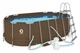 Басейн каркасний, прямокутний Avenli 427x275x100 см. (Brown) 16в1 (2820) (LEO_2820) - изображение 2